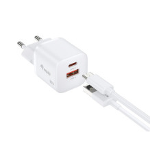 Įkroviklis Equip Equip 2Port USB-C PD3.0 / USB-A GaN 25St.20W ÜSS ws Įkroviklis Equip Equip 2Port USB-C PD3.0 / USB-A GaN 25St.20W ÜSS ws