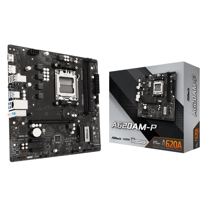 Motherboard ASRock Asrock A620AM-P AMD A620A Socket AM5 micro ATX