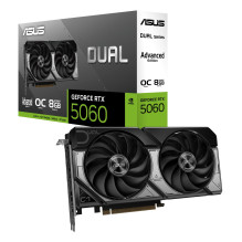 Graphics Card, ASUS, NVIDIA, GeForce RTX 5060, 8 GB, GDDR7, 128 bit, PCI Express 5.0, Active, DUAL-RTX5060-O8G-A Graphics Card, ASUS, NVIDIA, GeForce RTX 5060, 8 GB, GDDR7, 128 bit, PCI Express 5.0, Active, DUAL-RTX5060-O8G-A
