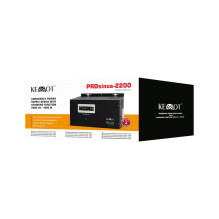UPS - KEMOT PROsinus-2200 2 200 VA / 1 600 W juodas UPS - KEMOT PROsinus-2200 2 200 VA / 1 600 W juodas
