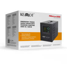 UPS - KEMOT PROsinus-2000 2 000 VA / 1 200 W UPS - KEMOT PROsinus-2000 2 000 VA / 1 200 W