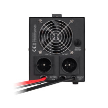 UPS - Rebel POWER-500 500 VA / 300 W grynos sinusoidės keitiklis juodas UPS - Rebel POWER-500 500 VA / 300 W grynos sinusoidės keitiklis juodas