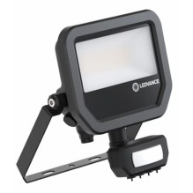 LED Floodlight (black, 17w, 3000K, IP65, 2400lm) Ledvance 4099854309489