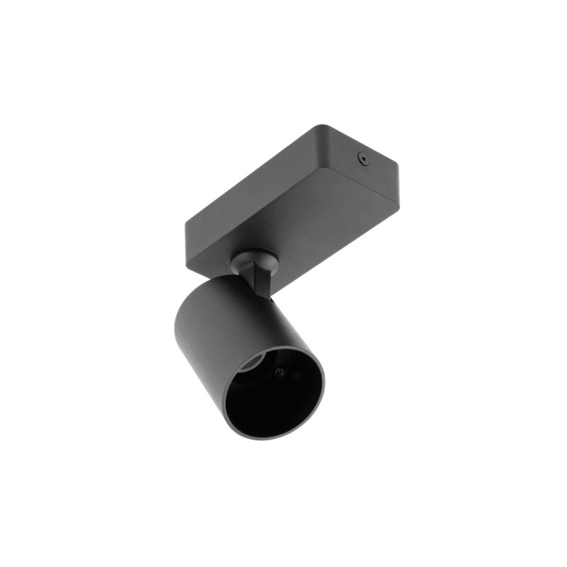 SANTO LED luminaire (round, aluminum, black, 20W, IP20) GTV OS-SAN20WOK1-00