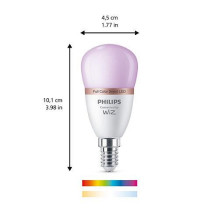 LEMPUTĖ LED WIFI P45 E14 4.9W 470LM RGBTW