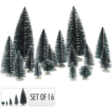 Christmas decoration "Tree", dark green, 16 pcs Christmas decoration "Tree", dark green, 16 pcs