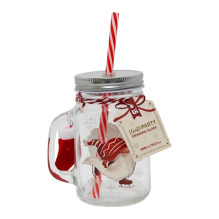 Cup with straw, 0.450 l