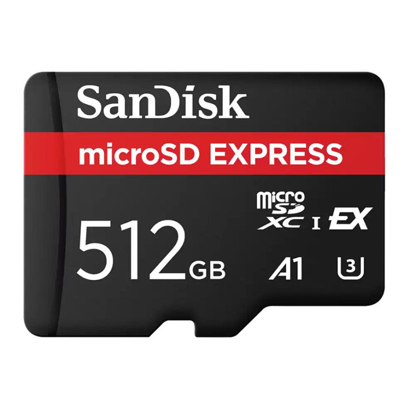 SanDisk Express MicroSD Card 512 GB Class 10 UHS-I / U3 A1 V30 (SDSQXFN-512G-GN4NN)
