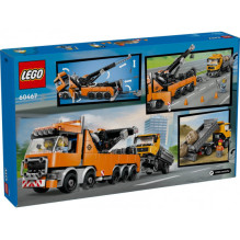 LEGO 60467 Sunkiasvoris evakuacinis vilkikas su kranu LEGO 60467 Sunkiasvoris evakuacinis vilkikas su kranu