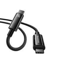 Kabel Baseus Tungsten Gold USB-C to USB-C 480 Mb / s QC 240 W PD 2 m Black Kabel Baseus Tungsten Gold USB-C to USB-C 480 Mb / s QC 240 W PD 2 m Black