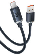 Baseus Crystal Shine Kabel USB-A to USB-C 100 W 5 A 1.2 m Black