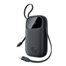 Baseus EnerFill FC31 Powerbank with display with USB-C and Lightning cables 45W Black