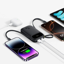 Baseus EnerFill FC31 Powerbank with display with USB-C and Lightning cables 45W Black