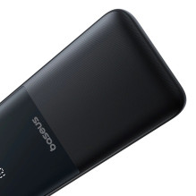 Baseus Lipow Powerbank with dual built-in cable and display 10000mAh 22.5W Black