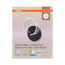 Osram wall lamp, LED, 8W, 3000-6500K, 370lm.