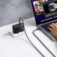 Įkroviklis Hoco N85 100W 3xUSB-C / USB-A juodas