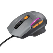 Laidinė pelė Hoco GM52 RGB Gaming juoda / pilka Laidinė pelė Hoco GM52 RGB Gaming juoda / pilka