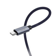 USB kabelis Hoco U134 240W USB-C to USB-C 1.8m juodas USB kabelis Hoco U134 240W USB-C to USB-C 1.8m juodas