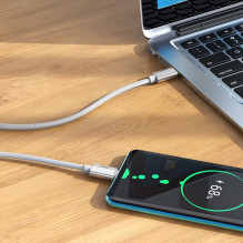 USB kabelis Hoco U134 240W USB-C to USB-C 1.8m juodas USB kabelis Hoco U134 240W USB-C to USB-C 1.8m juodas