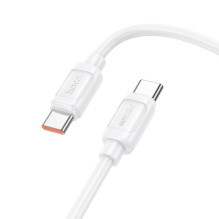 USB kabelis Hoco X115 240W USB-C to USB-C 1.0m baltas USB kabelis Hoco X115 240W USB-C to USB-C 1.0m baltas