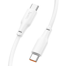 USB kabelis Hoco X93 100W USB-C to USB-C 1.0m baltas USB kabelis Hoco X93 100W USB-C to USB-C 1.0m baltas