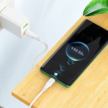 USB kabelis Hoco X93 100W USB-C to USB-C 1.0m baltas USB kabelis Hoco X93 100W USB-C to USB-C 1.0m baltas