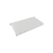 Fiber Front Panel 24 SC-Duplex or LC-Quad, light grey