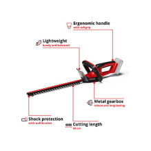 Power X-Change Akku-Heckenschere GC-CH 18/40 Li-Solo, 18Volt (rot / schwarz, ohne Akku und Ladegert) Power X-Change Akku-Heckenschere GC-CH 18/40 Li-Solo, 18Volt (rot / schwarz, ohne Akku und Ladegert)