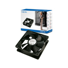 Fan 120x120x25, black,