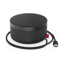 Lenovo Go – Freisprechtelefon – kabelgebunden – USB-C – Thunder Black, Storm Grey – Zertifiziert fr Microsoft Teams