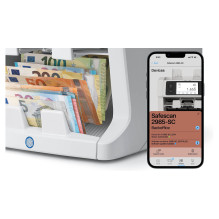 „Safescan 2995-SC“ banknotų skaičiuotuvas su 2 skyriais ir 7 kartų patikra „Safescan 2995-SC“ banknotų skaičiuotuvas su 2 skyriais ir 7 kartų patikra
