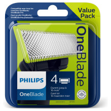 Ersatzklinge OneBlade QP240 / 50 (silber / hellgrn, 4 Stck) Ersatzklinge OneBlade QP240 / 50 (silber / hellgrn, 4 Stck)