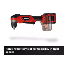 Power X-Change Akku-Winkelbohrschrauber TE-AD 18 Li - Solo, 18Volt (rot / schwarz, ohne Akku und Ladegert)