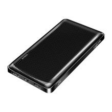 Mobile Power Bank, LiPo, 10.000 mAh, black Mobile Power Bank, LiPo, 10.000 mAh, black