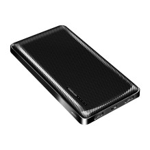 Mobile Power Bank, LiPo, 10.000 mAh, black Mobile Power Bank, LiPo, 10.000 mAh, black