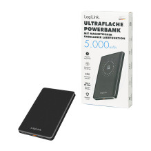 Magnetic Power Bank, 5.000 mAh, USB-C, PD 20 W, black