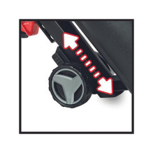 Profesionalus Akku-Laubsauger VENTURRO 36 / 240, 36Volt ( 2x18V ), Laubsauger / Laubblser (rot / schwarz, ohne Akku und 