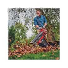 Profesionalus Akku-Laubsauger VENTURRO 36 / 240, 36Volt ( 2x18V ), Laubsauger / Laubblser (rot / schwarz, ohne Akku und 