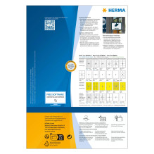HERMA Etik. A4 Outdoor Klebefolie weiß 63,5x33,9mm 960 St.