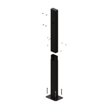 HabuDen Post stand mounting post for HabuDen Wallbox electric car charging stations HabuDen Post stand mounting post for HabuDen Wallbox electric car charging stations