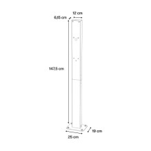 HabuDen Post stand mounting post for HabuDen Wallbox electric car charging stations HabuDen Post stand mounting post for HabuDen Wallbox electric car charging stations