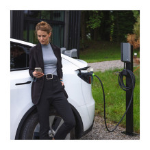 HabuDen Post stand mounting post for HabuDen Wallbox electric car charging stations HabuDen Post stand mounting post for HabuDen Wallbox electric car charging stations