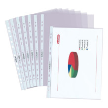 Herlitz Prospekthülle A4 genarbt Premium 100er Packung Herlitz Prospekthülle A4 genarbt Premium 100er Packung