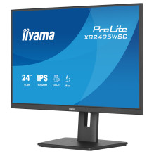 61,2 cm (24,1 colio) 1920 x 1200 pikselių iiyama XB2495WSC-B1 16:10 WUXGA IPS 4 ms 100 Hz HDMI USB šakotuvas Pasukamas a