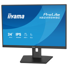 61,2 cm (24,1 colio) 1920 x 1200 pikselių iiyama XB2495WSC-B1 16:10 WUXGA IPS 4 ms 100 Hz HDMI USB šakotuvas Pasukamas a