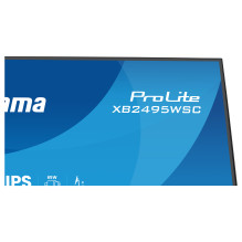 61,2 cm (24,1 colio) 1920 x 1200 pikselių iiyama XB2495WSC-B1 16:10 WUXGA IPS 4 ms 100 Hz HDMI USB šakotuvas Pasukamas a