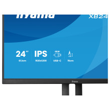 61,2 cm (24,1 colio) 1920 x 1200 pikselių iiyama XB2495WSC-B1 16:10 WUXGA IPS 4 ms 100 Hz HDMI USB šakotuvas Pasukamas a