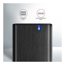 AXAGON EEM2-SBC RAW BOX externes Gehäuse für M.2 SSD USB-C 3.2 Gen 2 – schwarz AXAGON EEM2-SBC RAW BOX externes Gehäuse für M.2 SSD USB-C 3.2 Gen 2 – schwarz