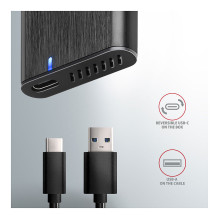 AXAGON EEM2-SBC RAW BOX externes Gehäuse für M.2 SSD USB-C 3.2 Gen 2 – schwarz AXAGON EEM2-SBC RAW BOX externes Gehäuse für M.2 SSD USB-C 3.2 Gen 2 – schwarz