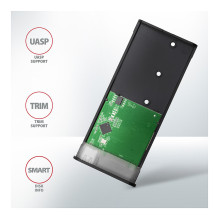 AXAGON EEM2-SBC RAW BOX externes Gehäuse für M.2 SSD USB-C 3.2 Gen 2 – schwarz AXAGON EEM2-SBC RAW BOX externes Gehäuse für M.2 SSD USB-C 3.2 Gen 2 – schwarz